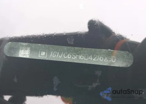 2013 Chevrolet Sonic Lt Auto from USA, damaged, VIN 1G1JC6SH6D4216850